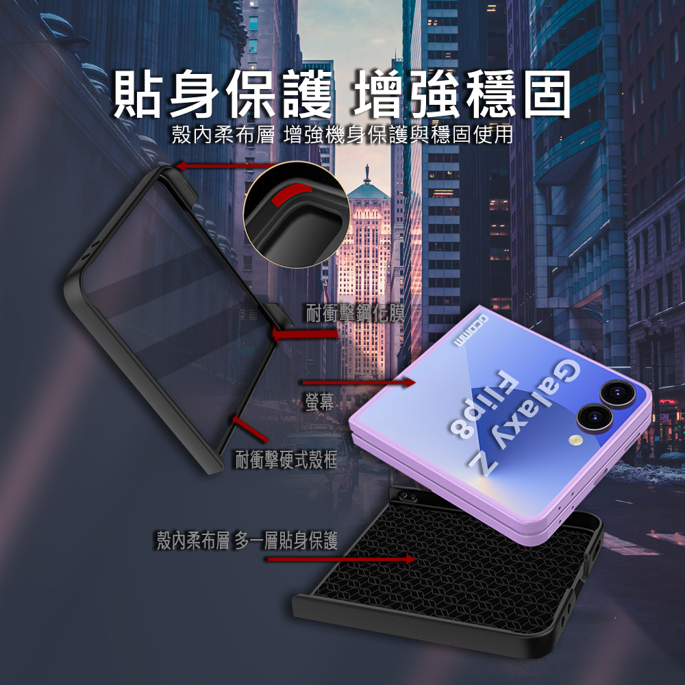 GCOMM 三星 Z Fold8 Ultra 雙卡皮套 BizFlip, , large