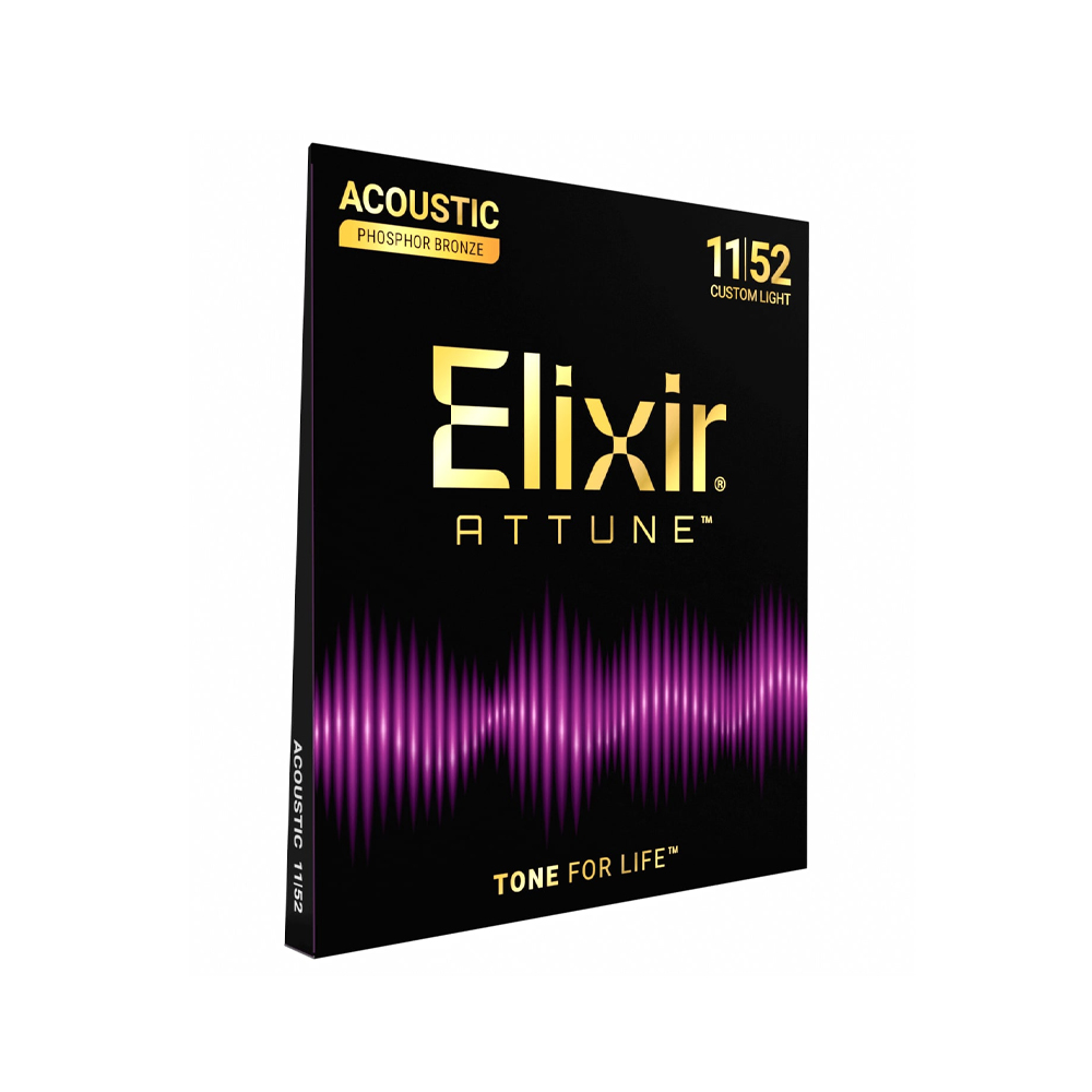 Elixir 21027 Attune 超薄包覆 11-52 磷青銅 木吉他弦【敦煌樂器】, , large