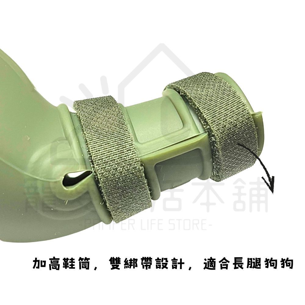 【寵愛生活本舖】狗狗防滑矽膠雨鞋_窄身款 S-3XL 寵物鞋子, , large