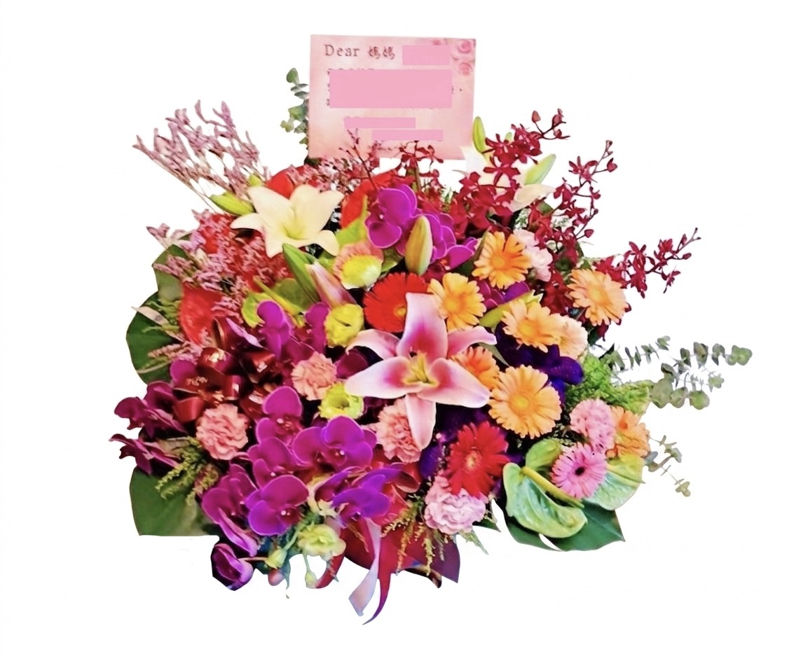 (桑妮亞花坊)  桌上盆花(大) 慶祝盆花 祝賀盆花 母親節盆花, , large