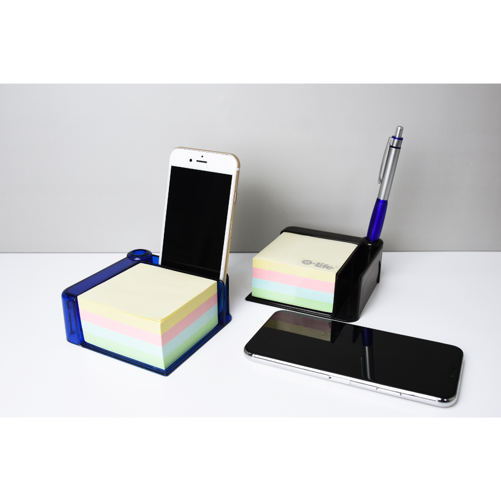 【O-Life】400-sheet color notepad - transparent, , large