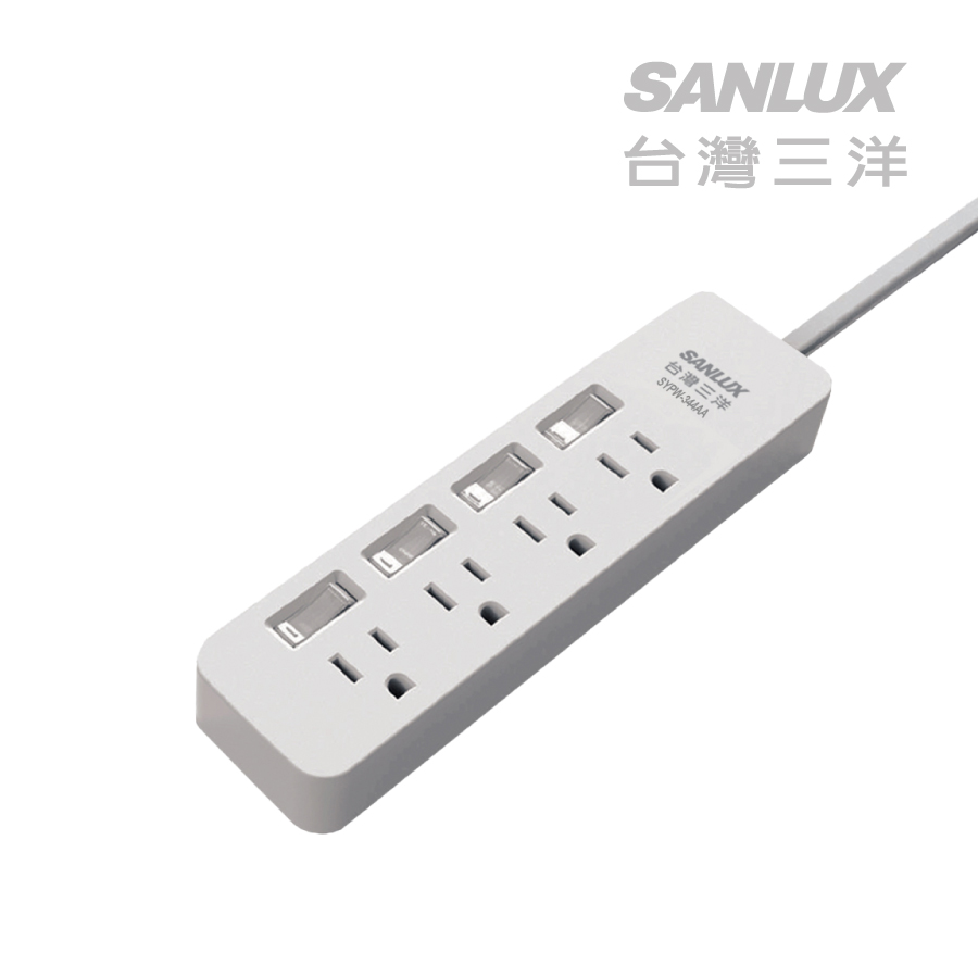 三洋SYPW-344AA 4切4座3孔延長線1.8M, , large
