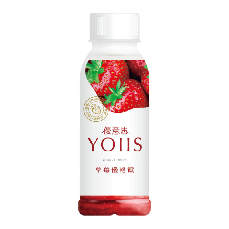 優意思草莓優格飲240g, , large