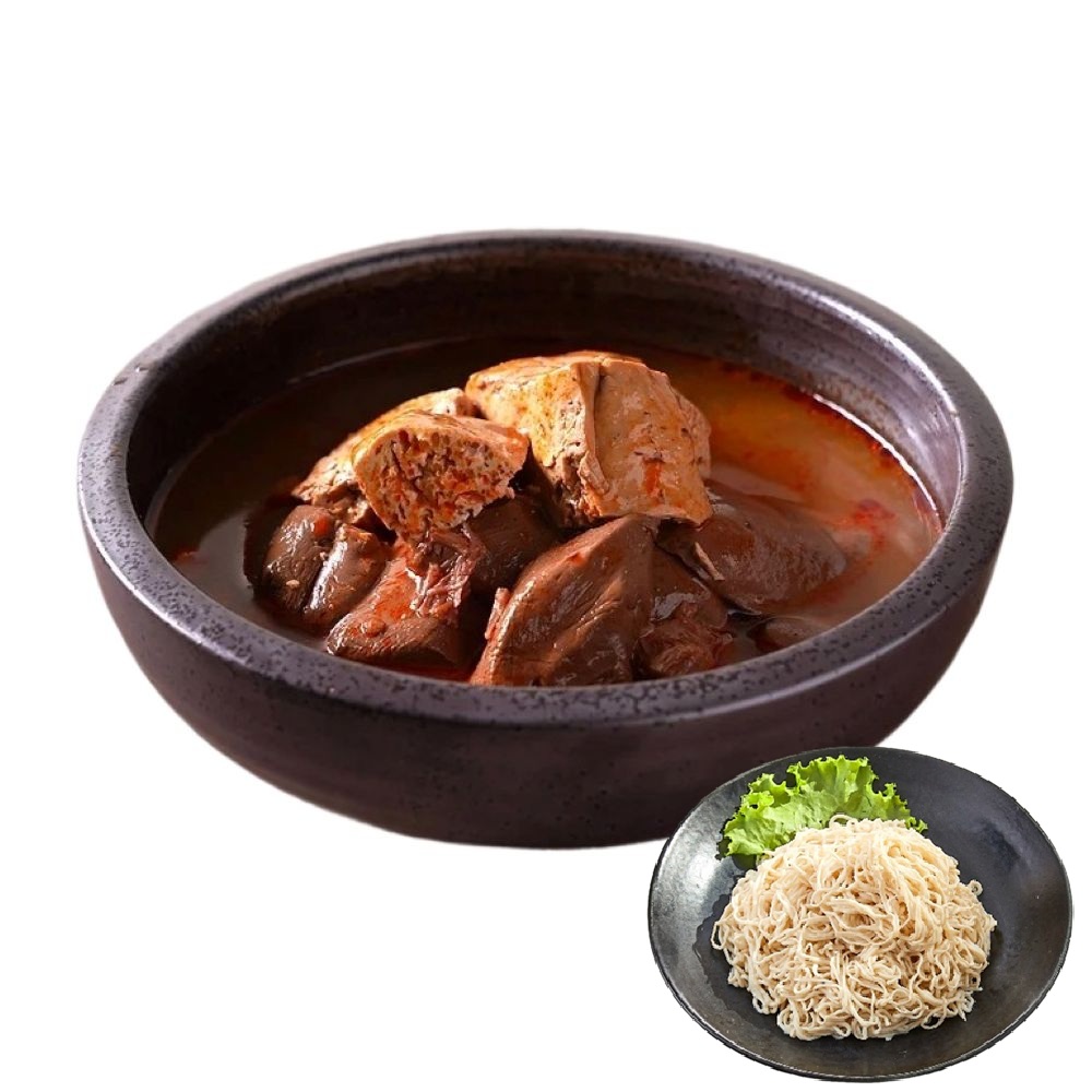 Spicy Duck Blood Tofu Noodles, , large