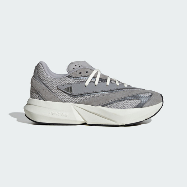 Adidas Lightblaze 女 慢跑鞋 運動鞋 跑鞋 彈力 緩震 灰 白 [IH8606], , large