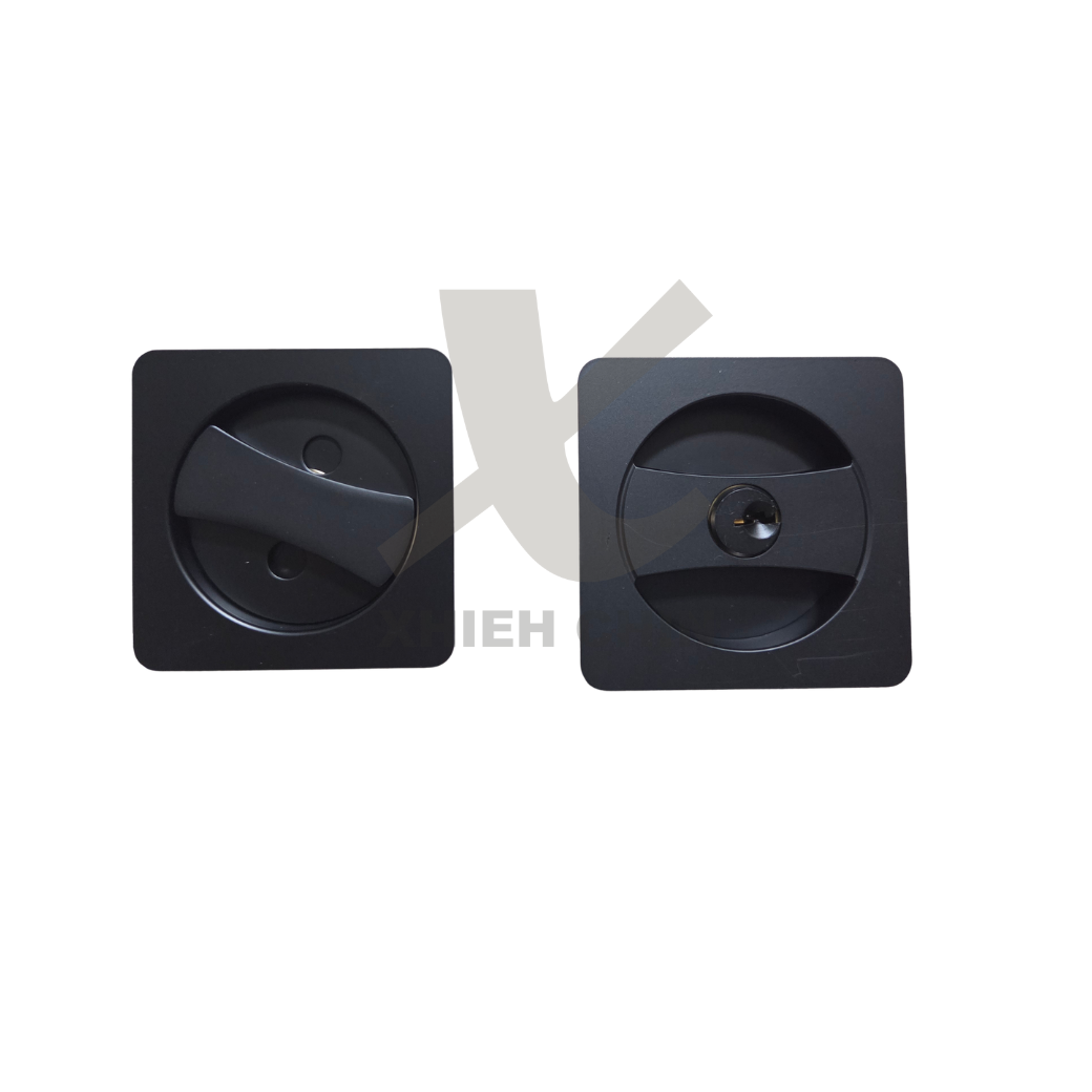 Room sliding door lock, , large