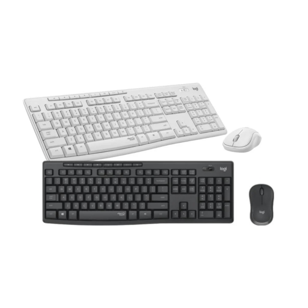 Logitech computer keyboard and mouse, , large