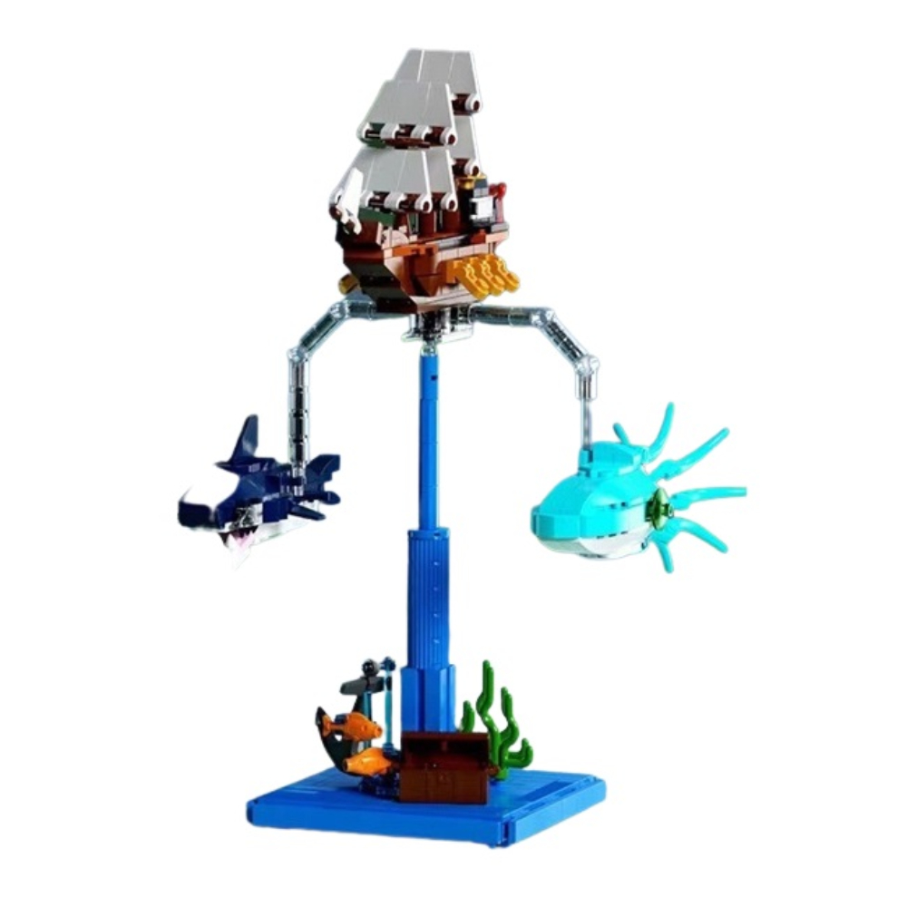  [Brick Republic]QIZHILE 93002 Fantasy Journey Balance Blocks (Educational Building Blocks), , large