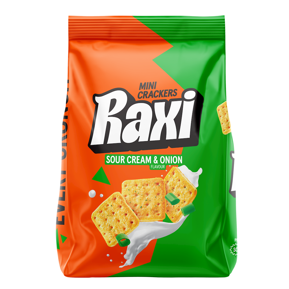 RAXI Mini Sour Cream Onion Crackers, , large