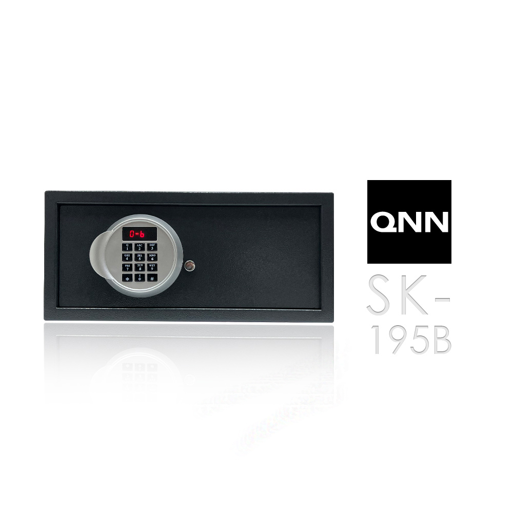 【QNN巧能】密碼/鑰匙智能數位電子保險箱/櫃(SK-195B), , large