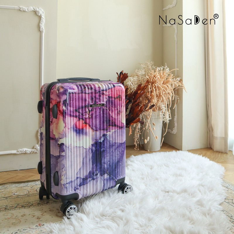 NaSaDen [Pluto Limited]29" Checked Zipper Luggage, , large