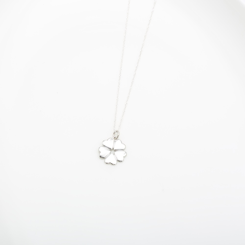 【Angel & Me】Love Clover Flower s925 sterling silver necklace Birthday gift, , large
