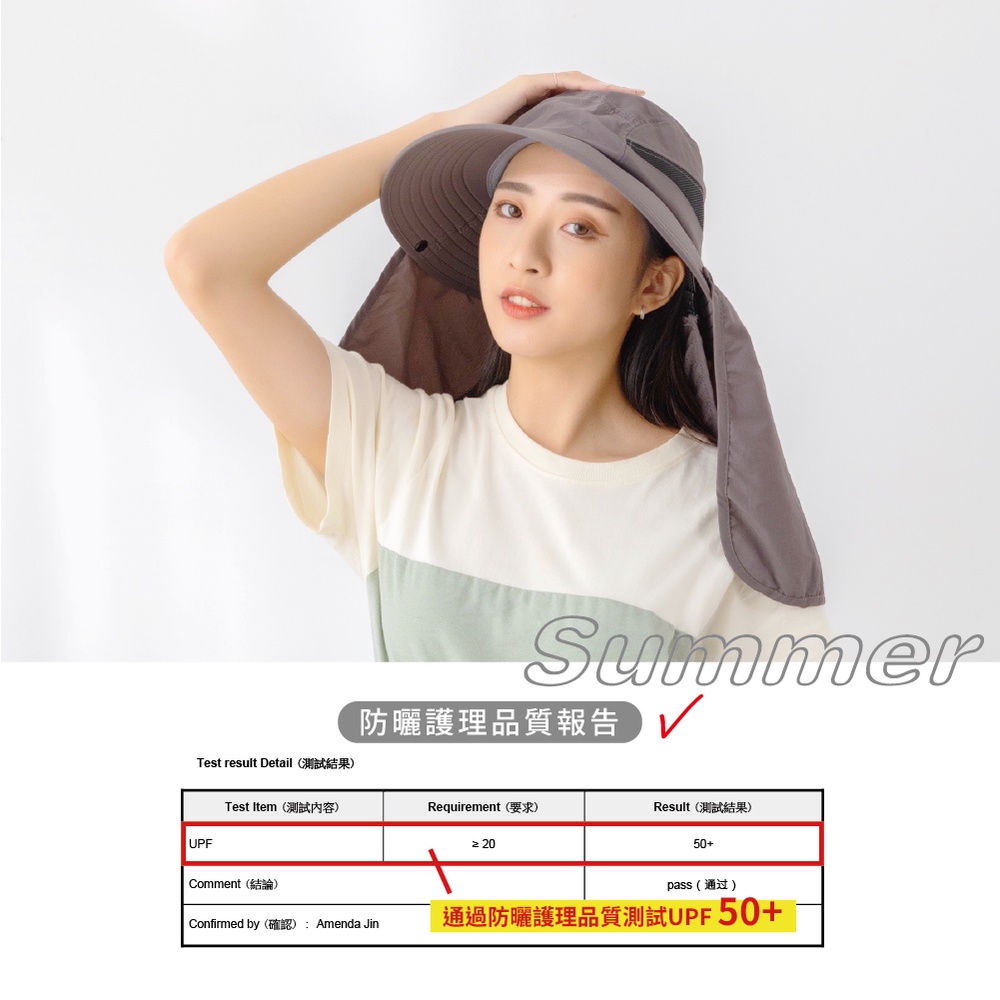 【現貨】MIT台灣製DR.WOW 遮陽帽 防曬帽 抗UV 多功能三折式休閒帽  DR6128, , large