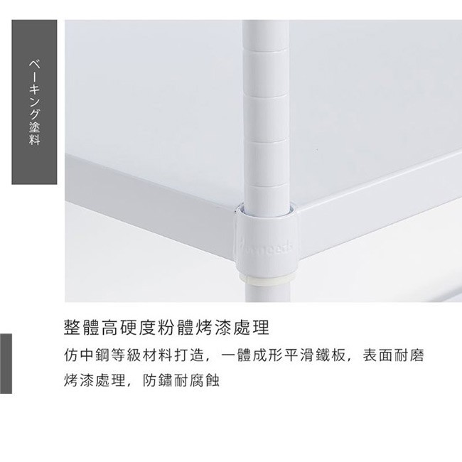 【Y HOUSE】60x35x75公分 兩層無洞鐵板收納層架 置物架 鐵架-烤漆黑, , large