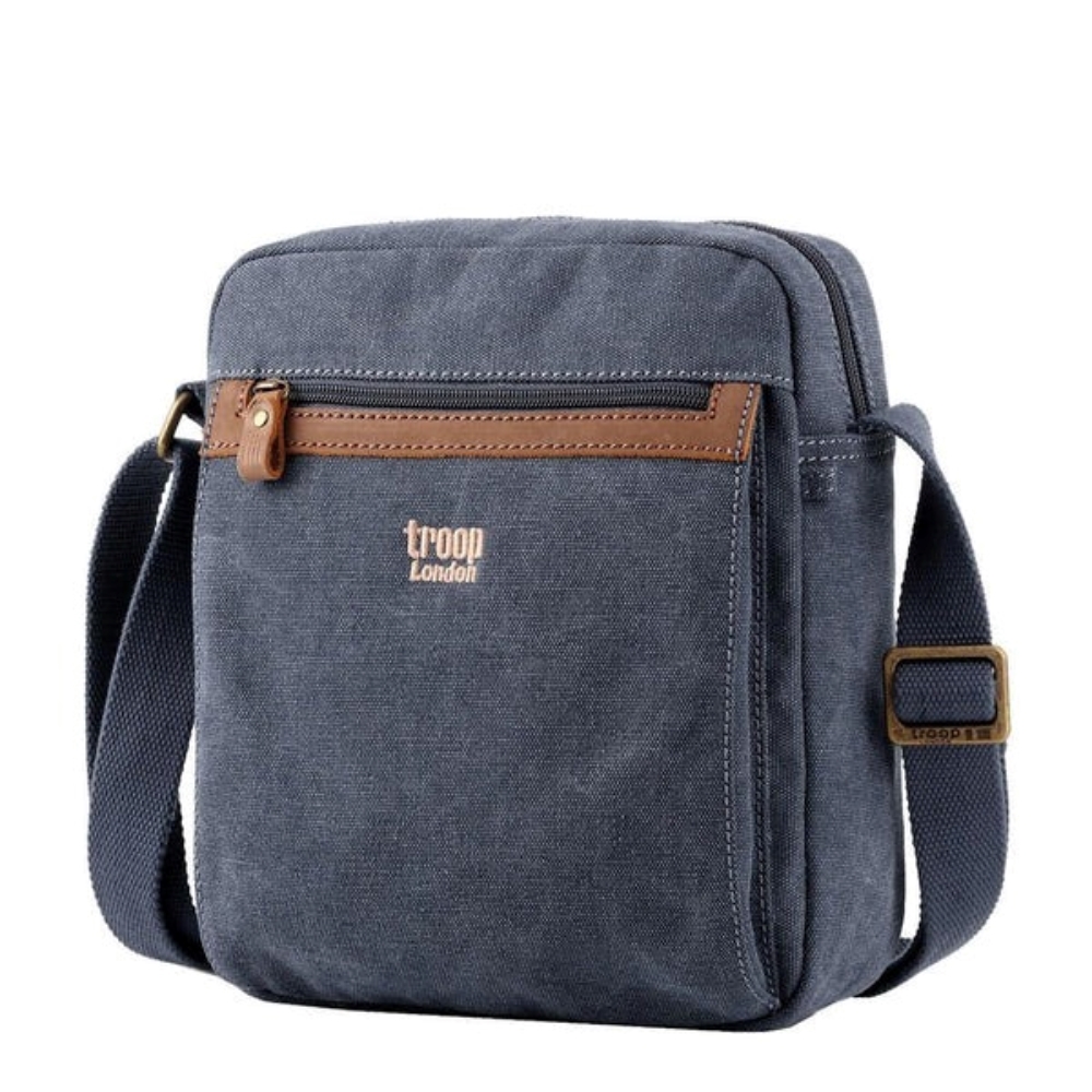 Troop London-經典帆布斜背包TRP0218, , large