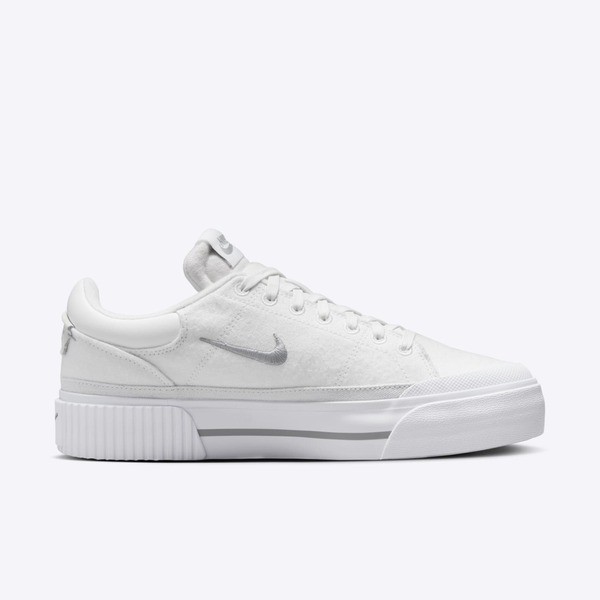Kixpress-Nike Wmns Court Legacy Lift 女 運動休閒鞋 舒適 穿搭 白 灰 [FZ2606-100], , large