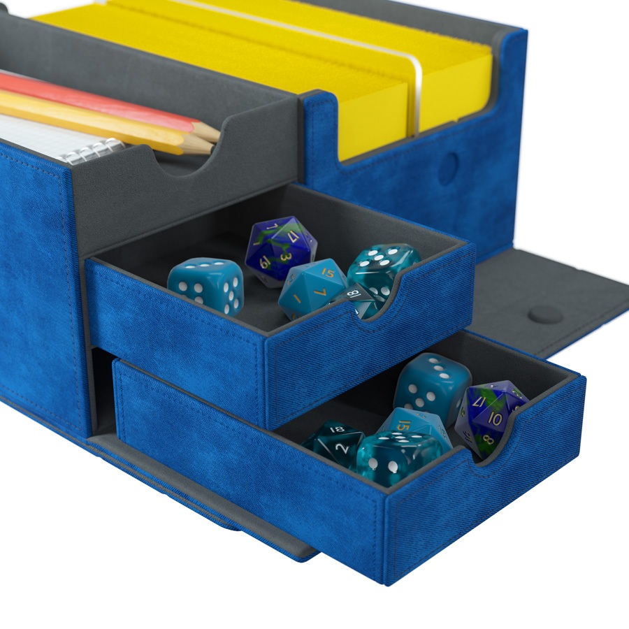 【Asmodee】遊戲收納窩 600+ 藍色 Games Lair 600+ BLUE 卡牌收納盒 &times; 桌遊保護, , large
