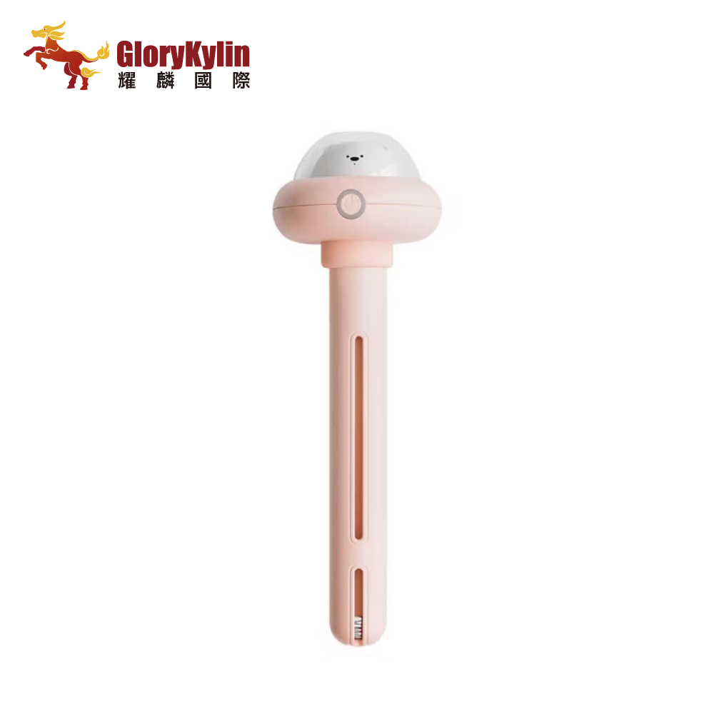 【耀麟國際】USB航天熊便攜式加濕棒(粉) 噴霧器 加濕器, , large