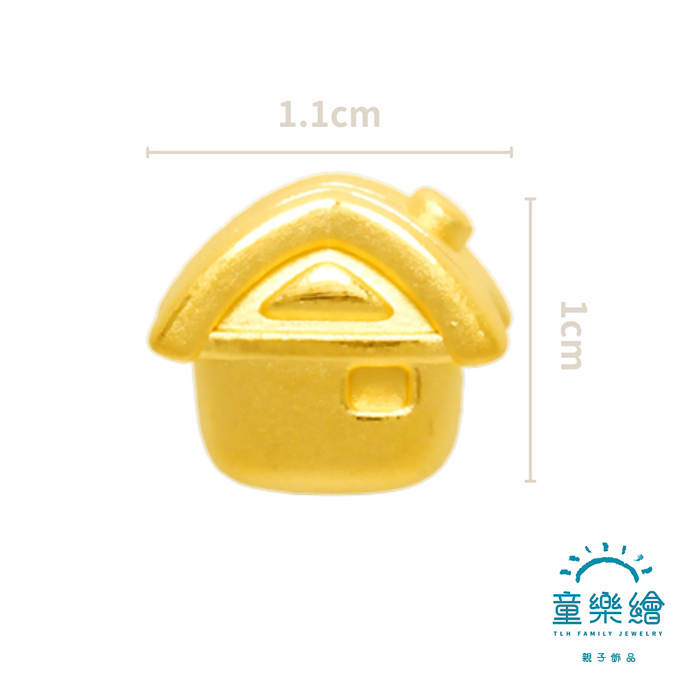 【童樂繪金飾】黃金屋Golden house 兒童紅繩手鍊 約重0.31錢&plusmn;0.03(彌月金飾 彌月禮), , large