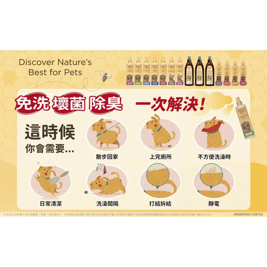 【PawHomie】Burt's Bees乳油木果蜂蜜保濕沐浴露（貓用）, , large