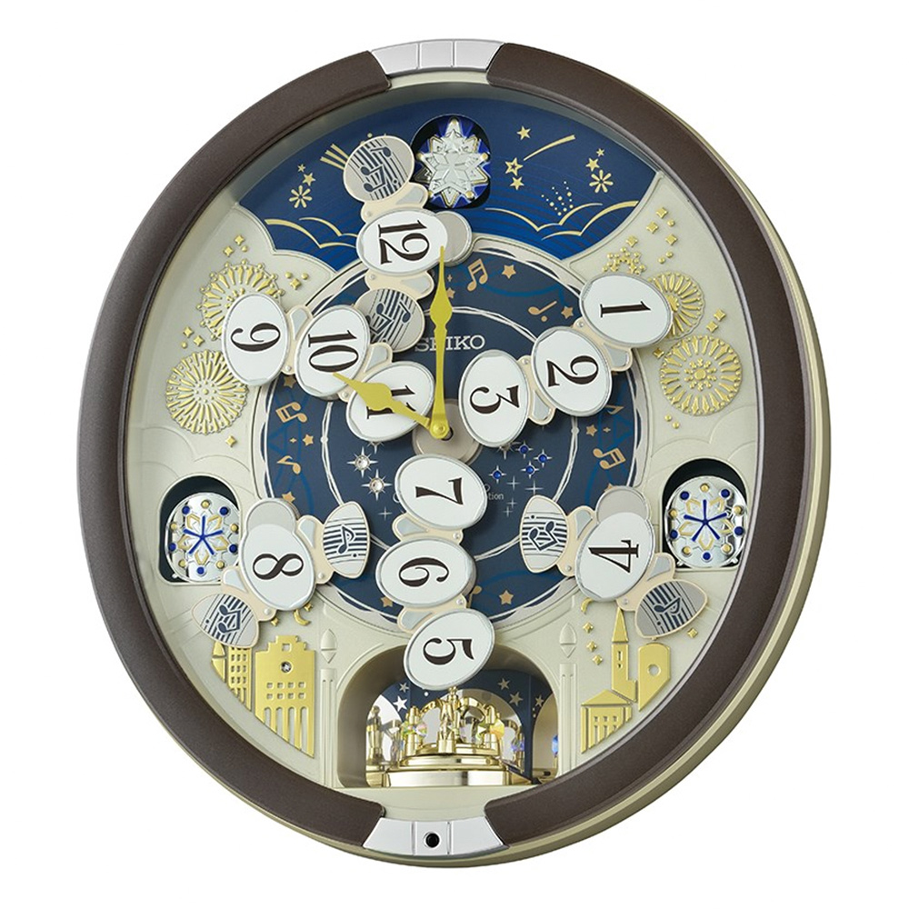 SEIKO 精工西洋宮廷風音樂掛鐘 時鐘 送禮 禮物 送禮(QXM622B), , large
