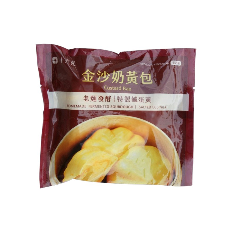 十方苑-金沙奶黃包3入-專櫃, , large