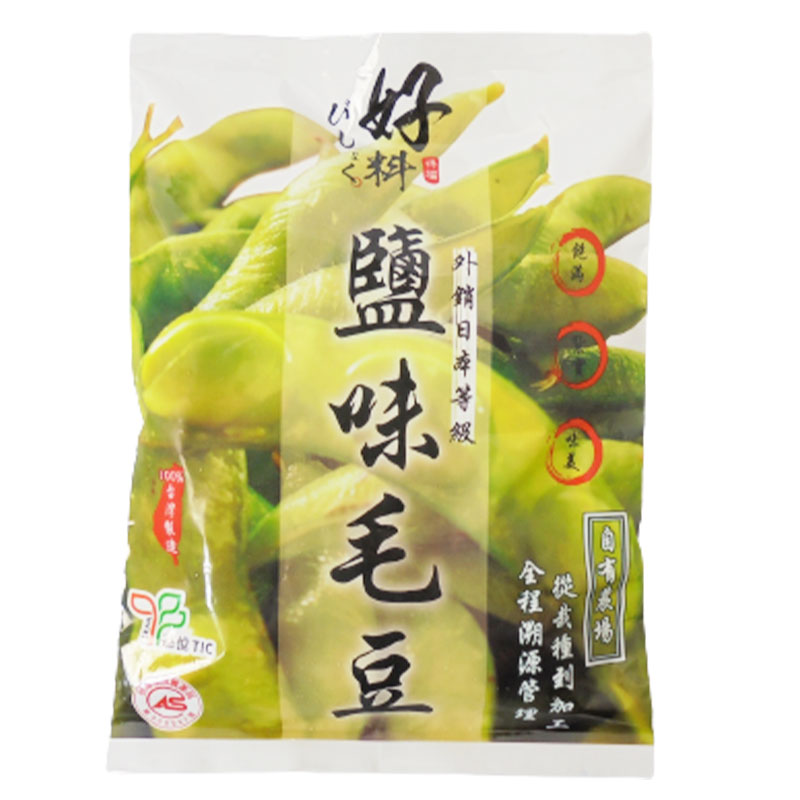 好料-鹽味毛豆300g(冷凍)-得福, , large