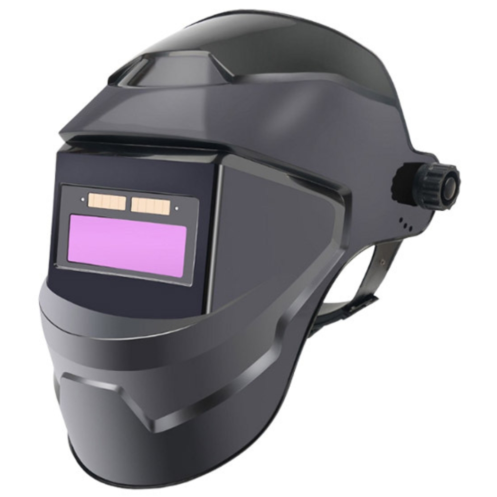 Classic model automatic light-changing welding mask + 10 protective pads (purple), , large