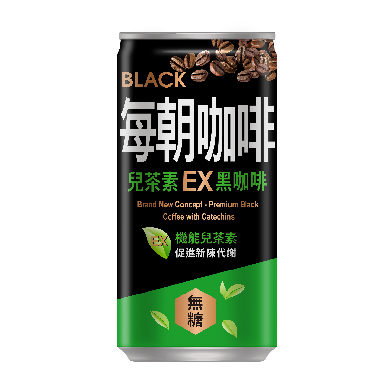每朝EX無糖黑咖啡188ml, , large
