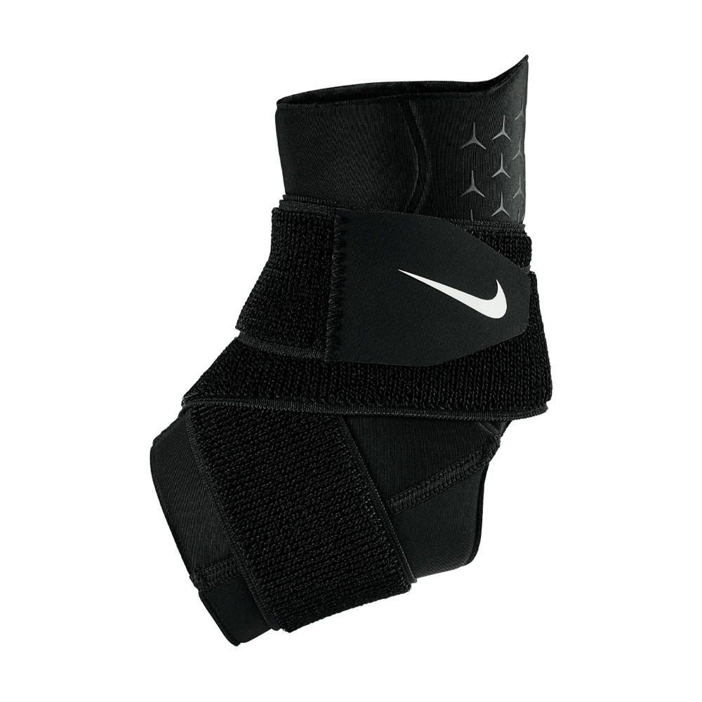 NIKE PRO 調節式護踝 健身 運動 護具 腳踝 防護 保護 支撐 耐用 透氣 乾爽 舒適 黑 S/M/L/XL, , large