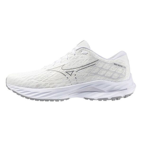 Mizuno Wave Inspire 20 男 慢跑鞋 運動 路跑 緩震 穩定 支撐型 白灰 [J1GC244404], , large