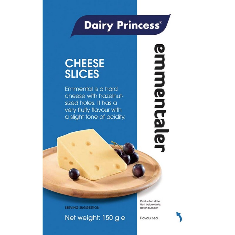 Dairy Princess Cheese Slices-Emmentaler, , large