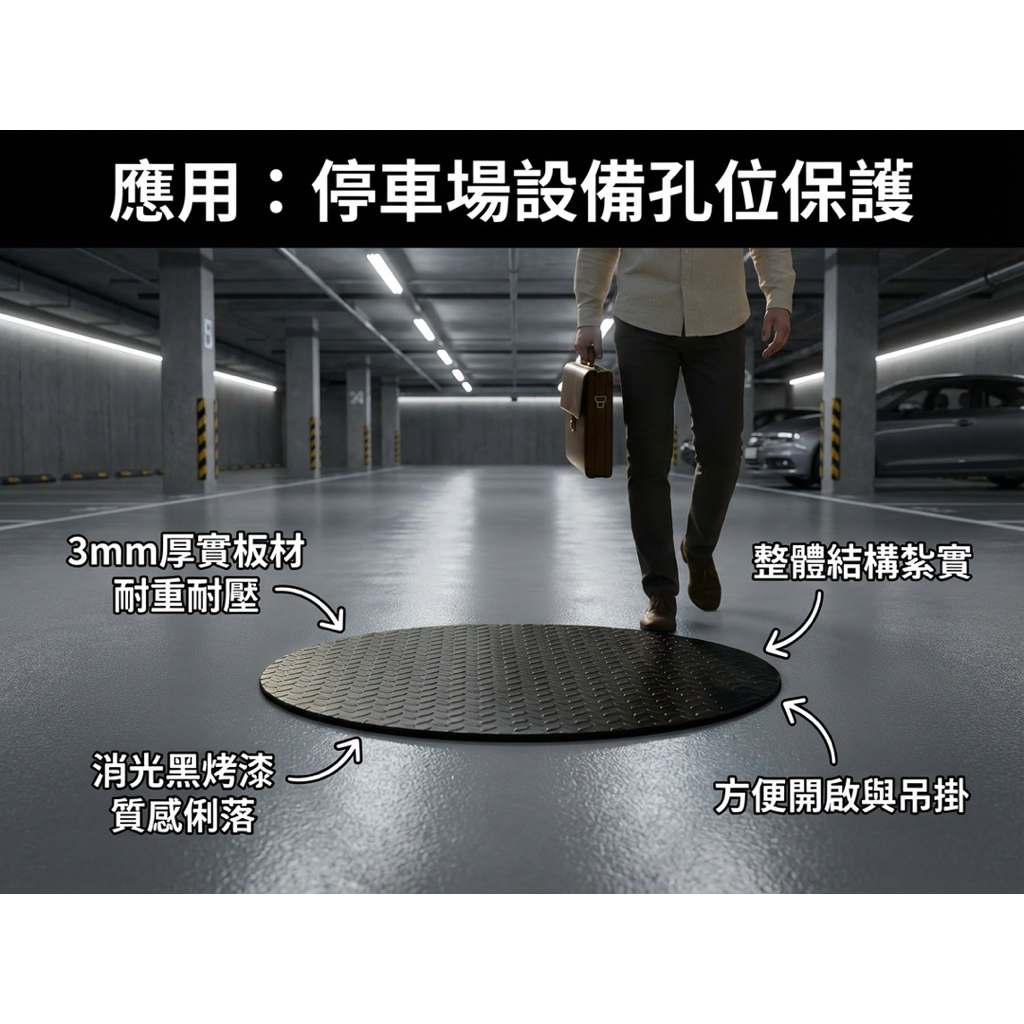 【 SHAONIANNA.TW 】3mm厚金屬花紋板圓形防滑蓋｜高承重耐壓｜戶外地面井蓋／防滑圓蓋／工業用蓋板地面孔蓋｜排水孔蓋｜設備孔蓋｜, , large