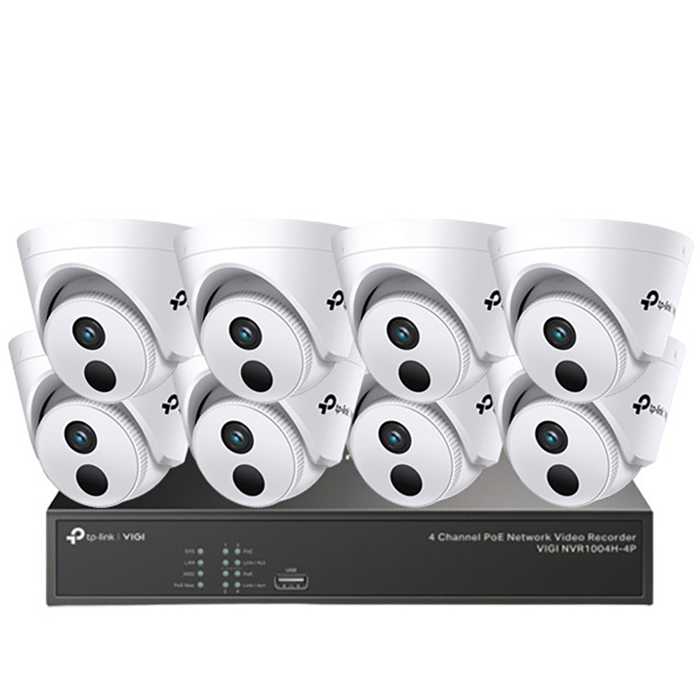TP-LINK 昌運監視器組合 VIGI NVR1008H-8MP 8路主機+VIGI C440I 4MP網路攝影機*8, , large