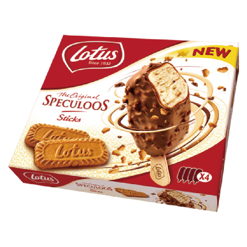 Lotus Speculoos Stick 4 x 90 ml, , large