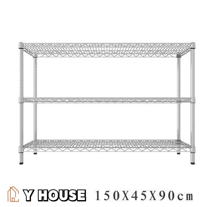 【Y HOUSE】150x45x90cm heavy-duty three-layer iron rack, heavy-duty rack, heavy-duty iron rack, , large