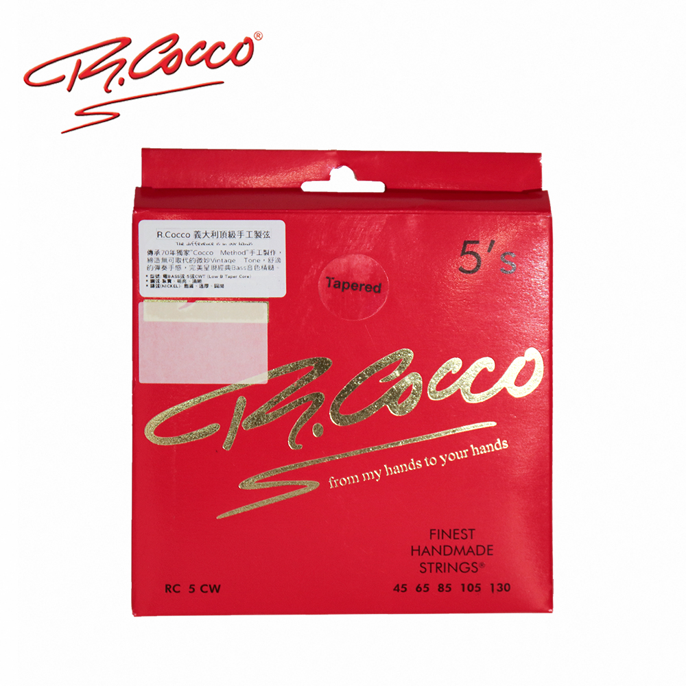 Richard Cocco RC5CWT-S 45-130T 手工電貝斯弦 五弦 鋼弦【敦煌樂器】, , large