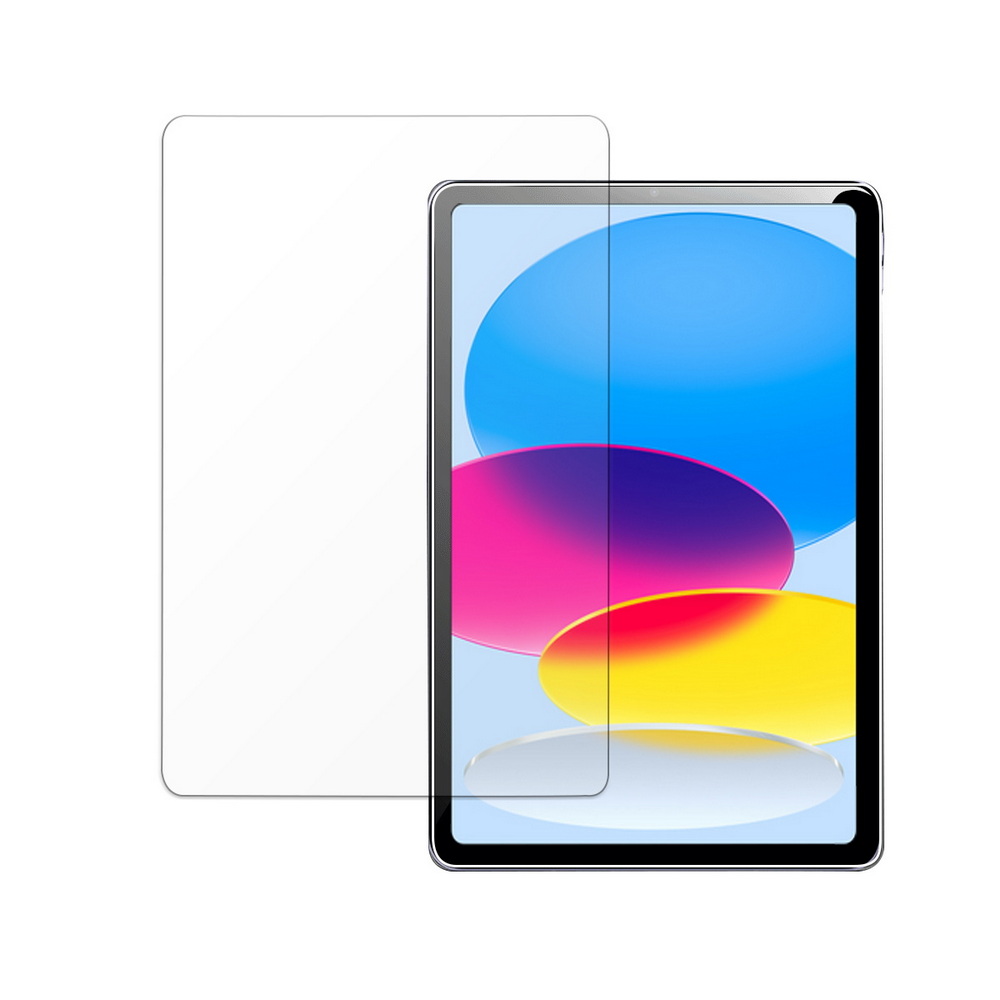 (一組2入)【TG73】iPad Air5/Air4 10.9吋 2022/2020鋼化玻璃螢幕保護貼, 透明, large