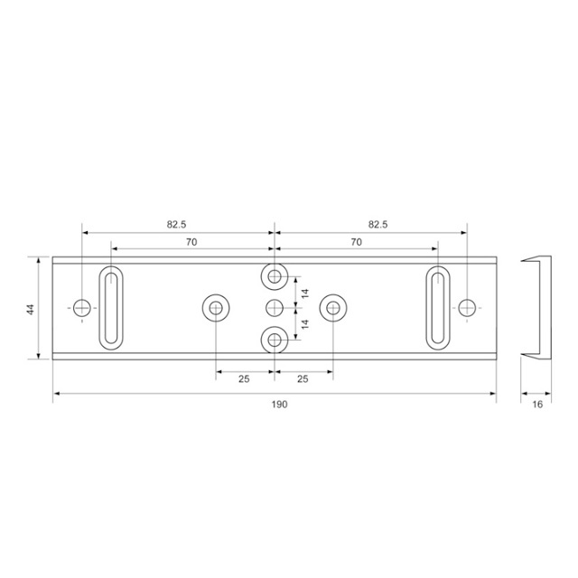 昌運監視器 PONGEE Pegasus PK-EM250 磁力鎖吸鐵塊固定架 適用PML-1100/PML-1101, , large
