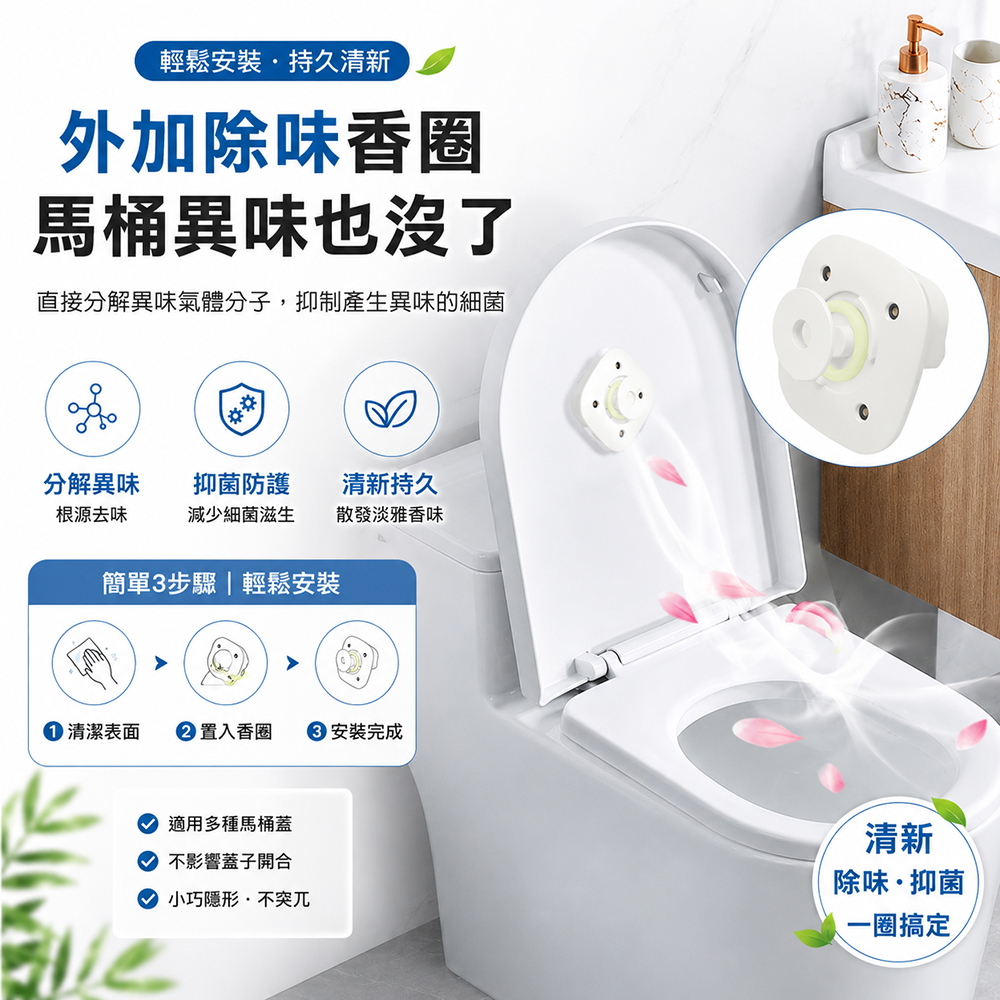 [翊承國際]【免運 + 贈品】馬桶抑菌UV燈 【通過多項認證】, , large