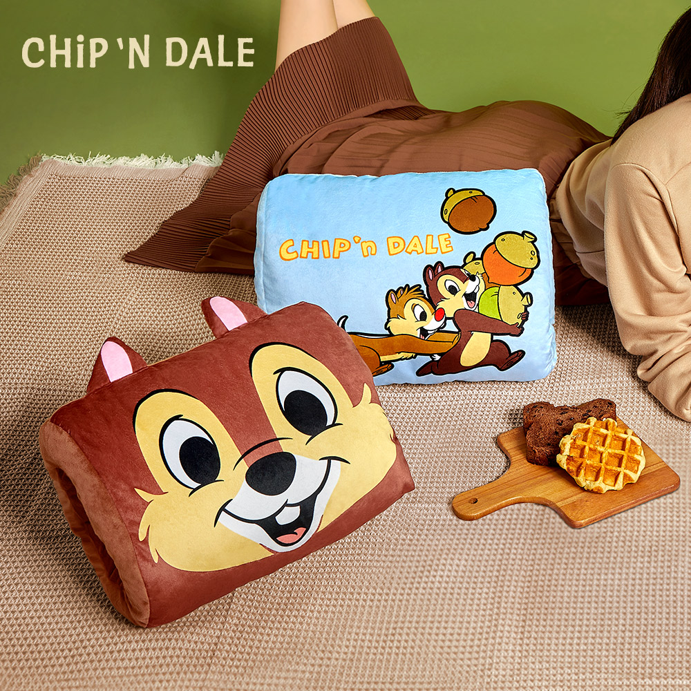 Disney Chip 'n' Dale Happy Nut Cushion & Tote Bag Set, , large