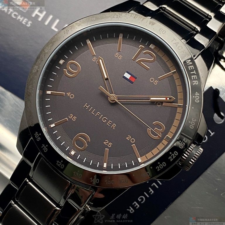 [星晴錶業]TommyHilfiger手錶,46mm,TH00039槍灰色錶面槍灰色錶殼槍灰色精鋼錶帶款, , large