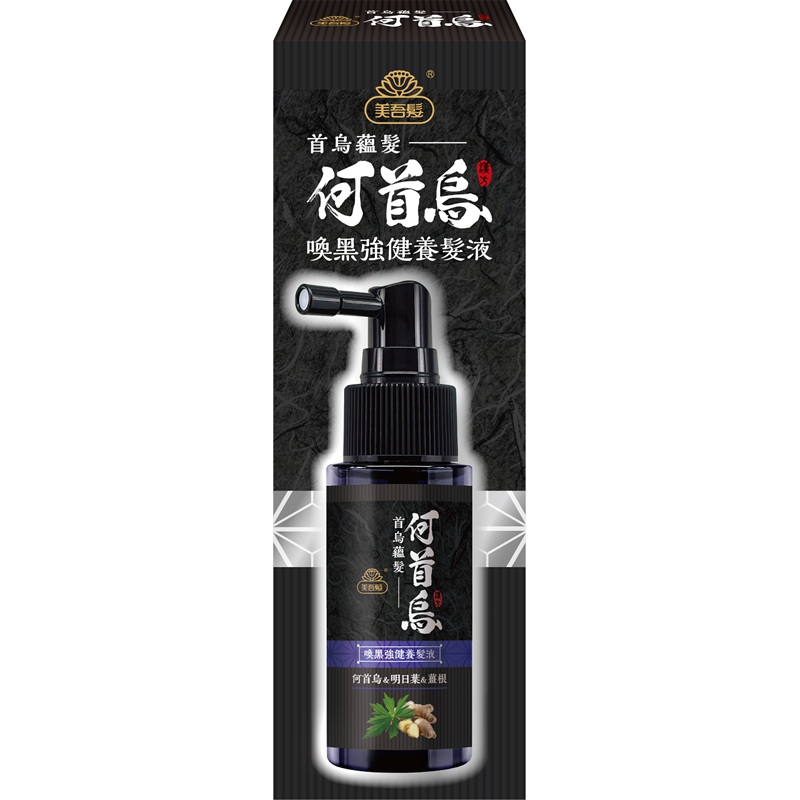 首烏蘊髮何首烏喚黑強健養髮液, , large