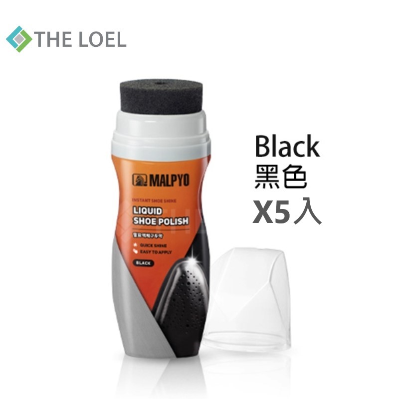 【THE LOEL】液體拋光鞋油1入 & 3入 & 5入(黑色)75ml｜優質天然液態蠟, , large