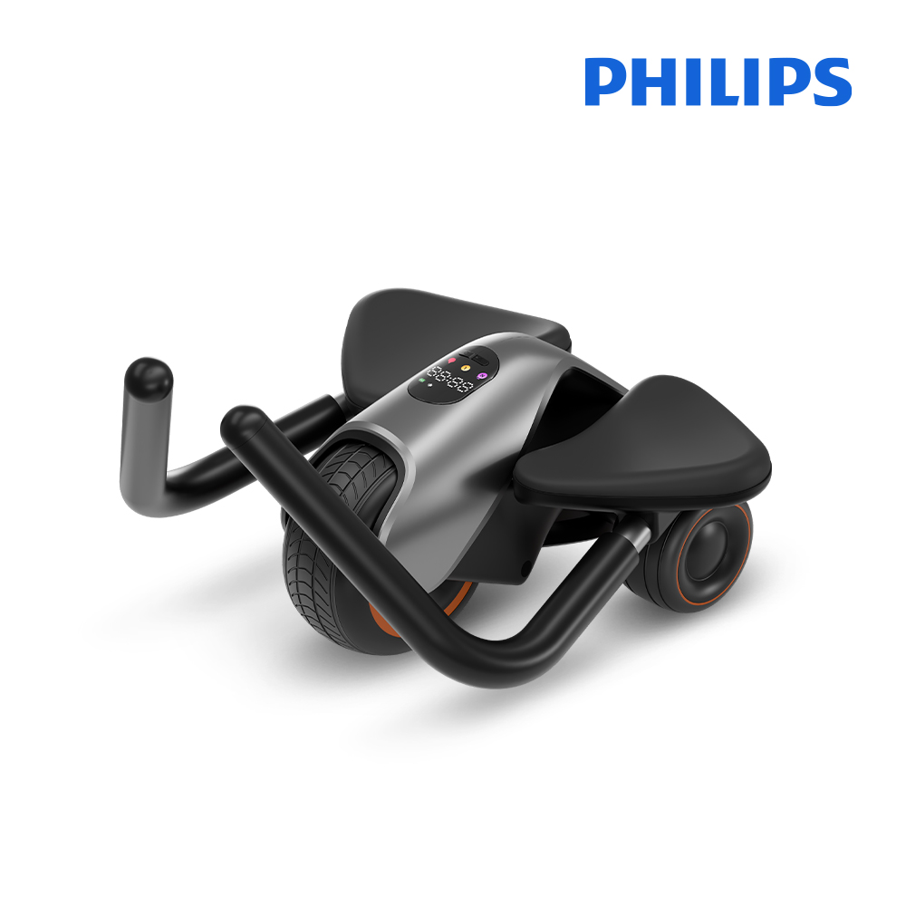 【PHILIPS】FIT3403D 飛利浦雙模式迴力健腹輪, , large