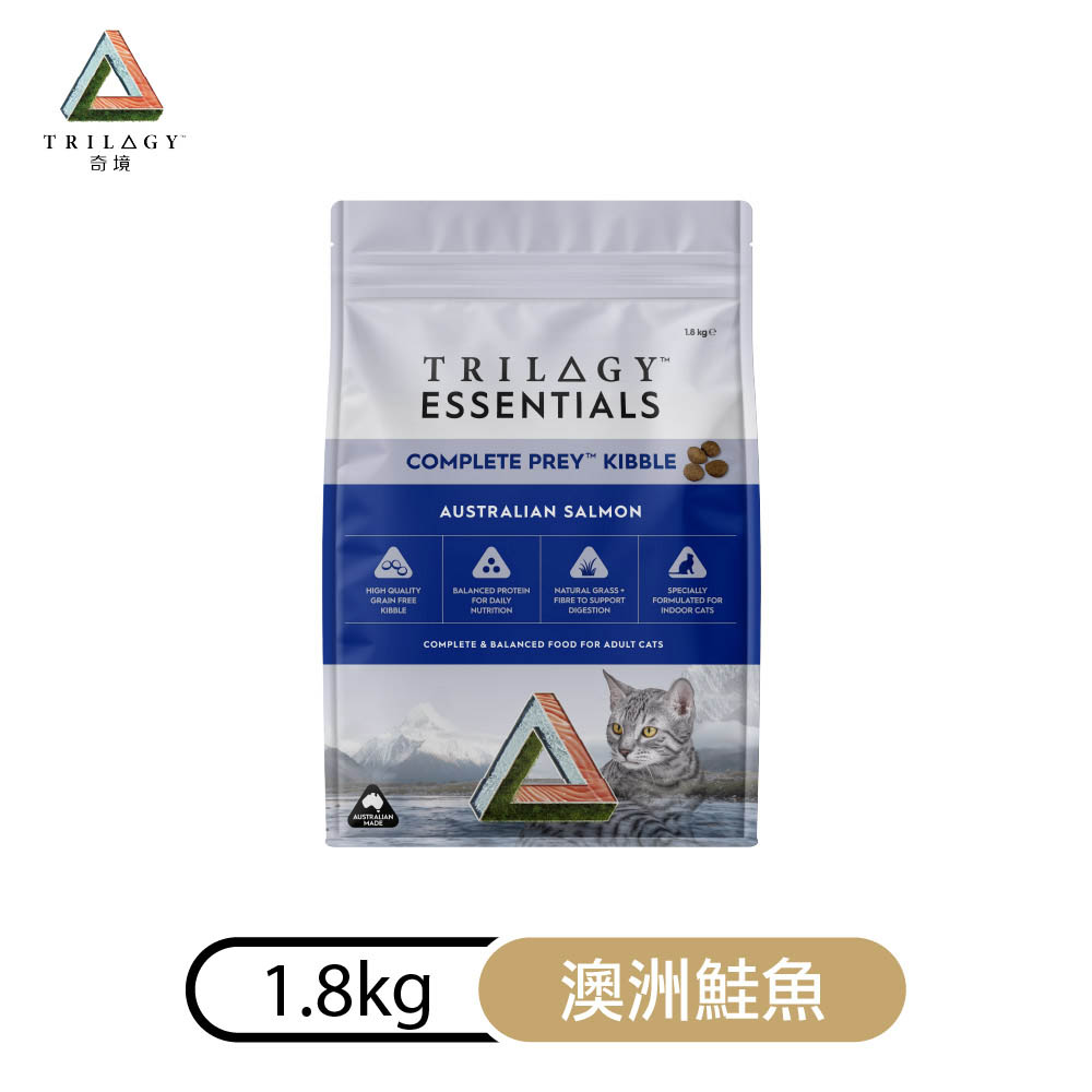 【TRILOGY奇境】澳洲無穀成貓糧 貓飼料 貓乾糧 牛肉/鮭魚1.8kg, , large