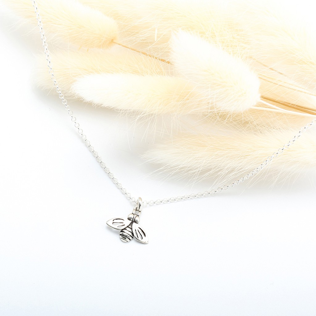 【Angel & Me】Bee Honeybee s925 sterling silver necklace Valentine Day gift, , large