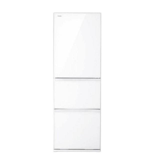 【TOSHIBA 東芝】366公升 變頻玻璃鏡面三門冰箱 GR-RB469WE-PGT(21), , large