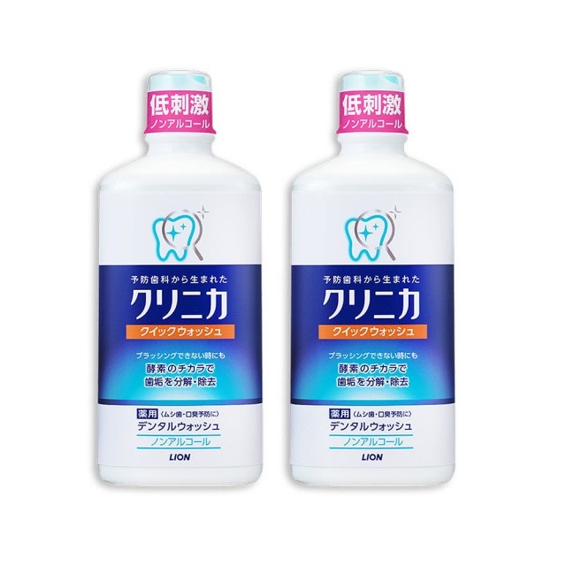 LION固齒佳酵素漱口水450ml-2入組, , large