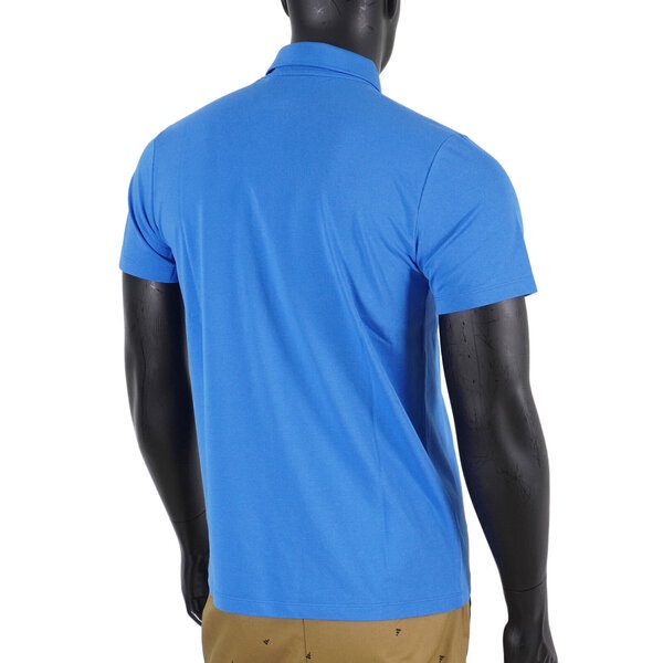 Skechers 男 短袖 上衣 POLO衫 經典 簡約 素面 百搭 舒適 穿搭 藍 [L221M009-004Q], , large